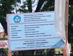 Proyek Revitalisasi Disdikbud Jombang, Dinas Memilih Bungkam