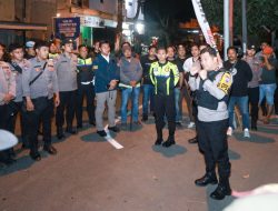 Jaga Kamtibmas di Jombang, Polisi, TNI dan Instansi Terkait Gelar Patroli Skala Besar