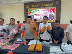 Polres Jombang Amankan 13 Tersangka Dalam Operasi Tumpas Narkoba
