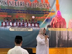 Cabang Dinas Pendidikan Wilayah Jombang Peringati Maulid Nabi Bersama SMKN 3