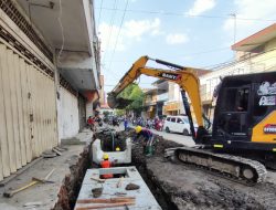 Progres Pekerjaan Rehabilitasi Drainase Jl. RE. Martadinata Jombang Alami Kemajuan