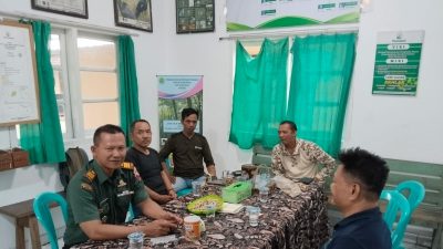 Perkuat Sinergitas Perhutani Nganjuk Dengan Koramil 0810/15 Rejoso Dalam Program Pemerintah