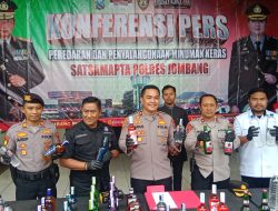 Polres Jombang Ungkap Peredaran Miras di Jogoroto