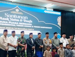 Berbagi Berkah Ramadan, Ponpes Gadingmangu Jombang Santuni Yatim dan Dhuafa Bersama Pemkab