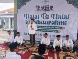 Halal Bihalal dan Silaturahmi MWCNU Peterongan, KH Rohmatul Akbar Rifa’i Tekankan Ukhuwah dan Keikhlasan