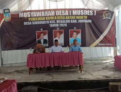 Ari Septa Adi Candra Menang Tipis, Resmi Terpilih dalam Musdes PAW Sidomulyo 2026