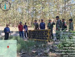 PERHUTANI SURVEI LOKASI BATALYON TERITORIAL PEMBANGUNAN (YON TP) BERSAMA KODIM 0810 NGANJUK-PERHUTANI