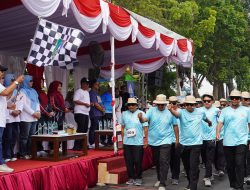 162 Peserta Ramaikan Gerak Jalan ROJO 2026 di Ngoro, Bupati Jombang: Jaga Kekompakan hingga Finis